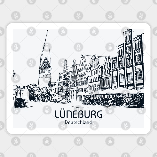 Lüneburg - Deutschland Magnet by Lakeric